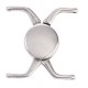 Cymbal ™ DQ metaal Magnetische sluiting Kissamos voor Delica 11/0 kralen - Antiek zilver